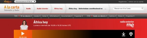 Las Noticias de África de la Fundación Sur en «África Hoy» (RTVE) 15-04-2016