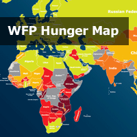 El hambre de África y los programas de ayuda alimentaria de Europa.