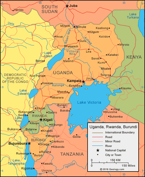 La pendiente resbaladiza de Uganda y Ruanda