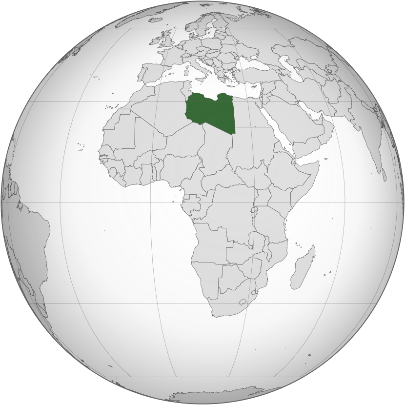 Libia está en África