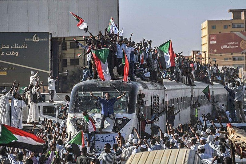 Protestas en Sudán en favor del restablecimiento de la democracia