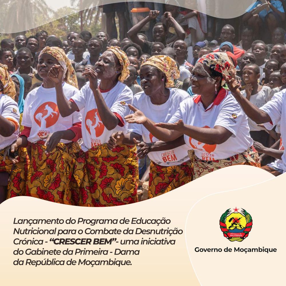 La primera dama de Mozambique lanza un ambicioso plan contra la desnutrición infantil