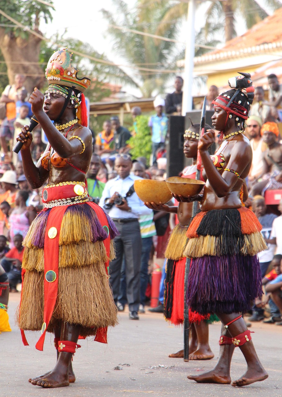Carnaval en el sur de Ángola