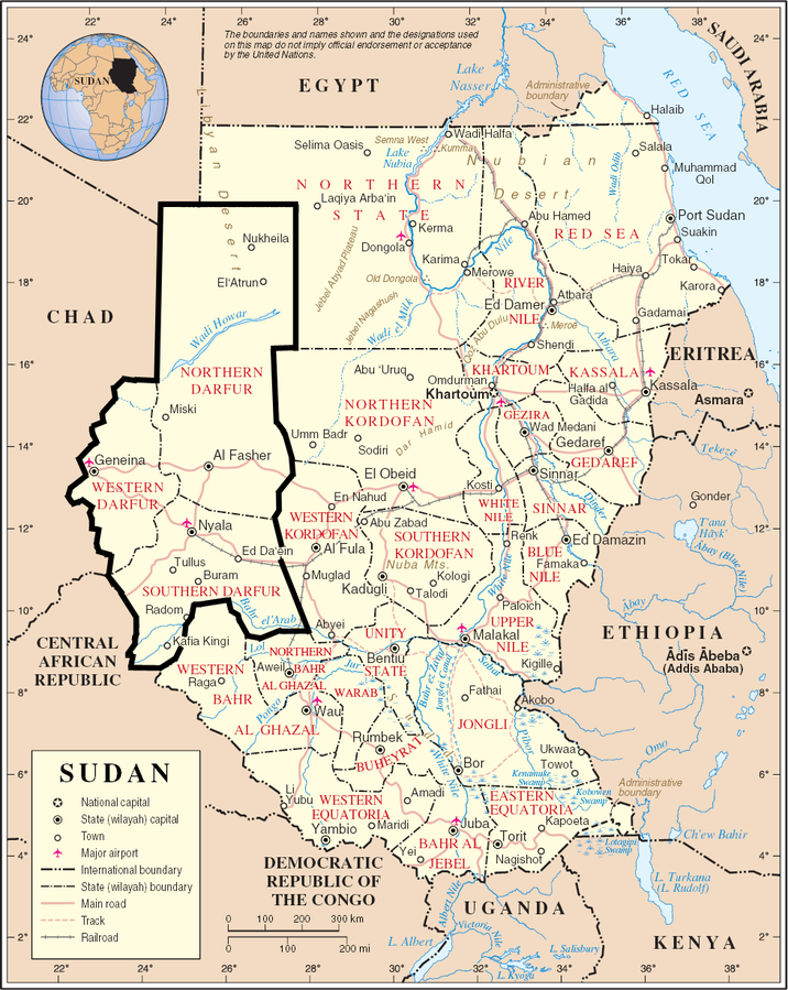 Sudán reabre su frontera de Darfur Central con República Centroafricana