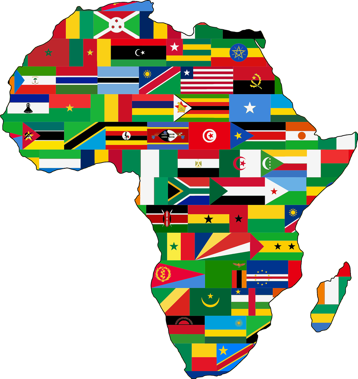 Los africanos se manifiestan en los cuatro puntos cardinales del continente