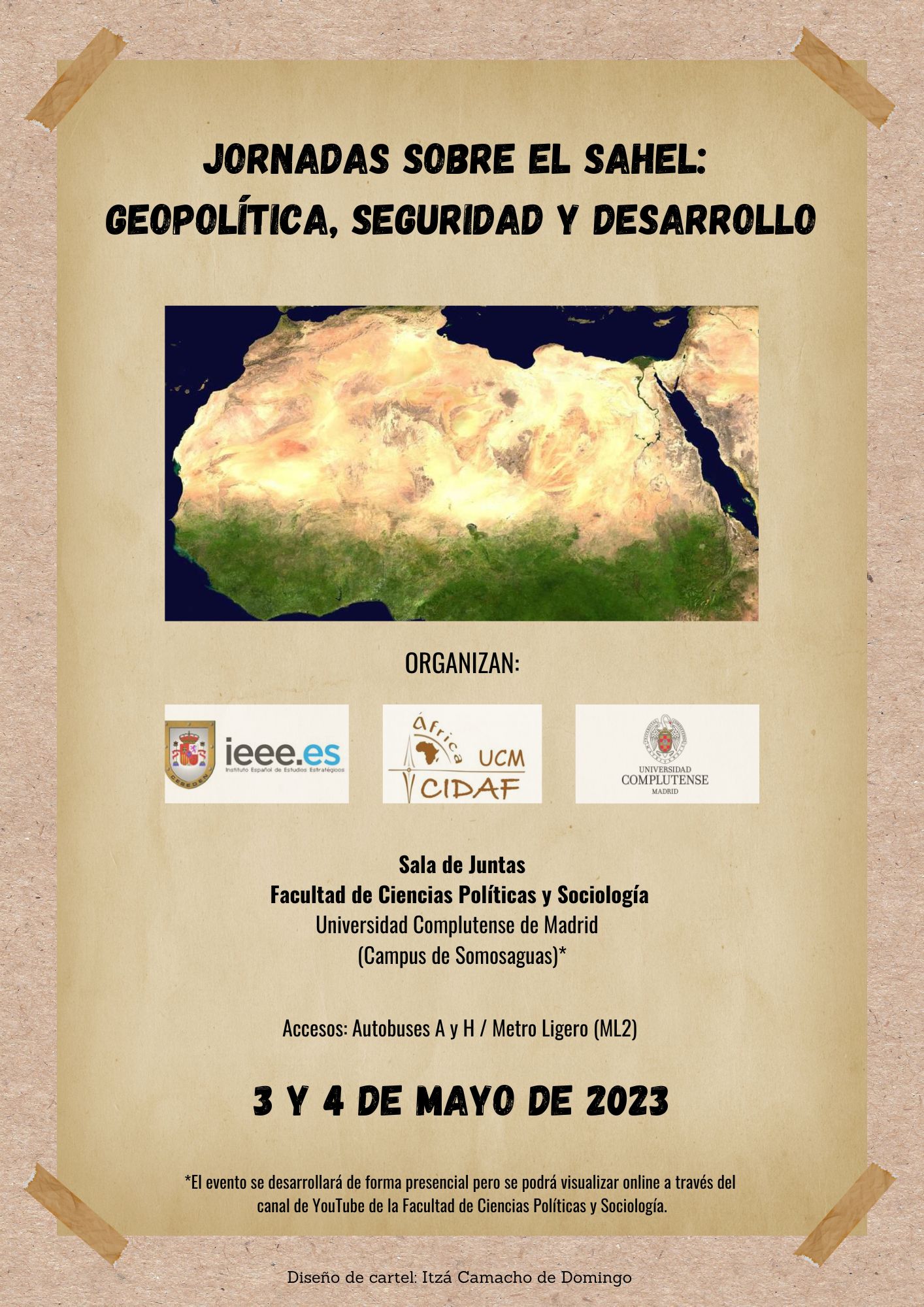Jornadas sobre el Sahel: Geopolítica, Seguridad y Desarrollo (3-4 mayo. 2023. Madrid)