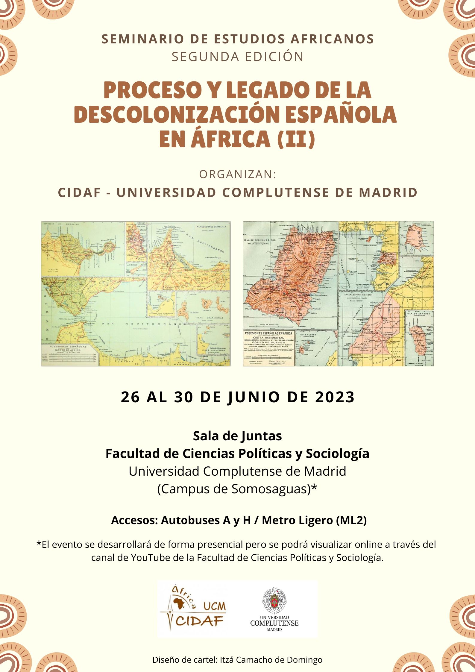 Seminario de Estudios Africanos (II): Proceso y legado de la descolonización española en África (26 – 30 junio 2023. Madrid)