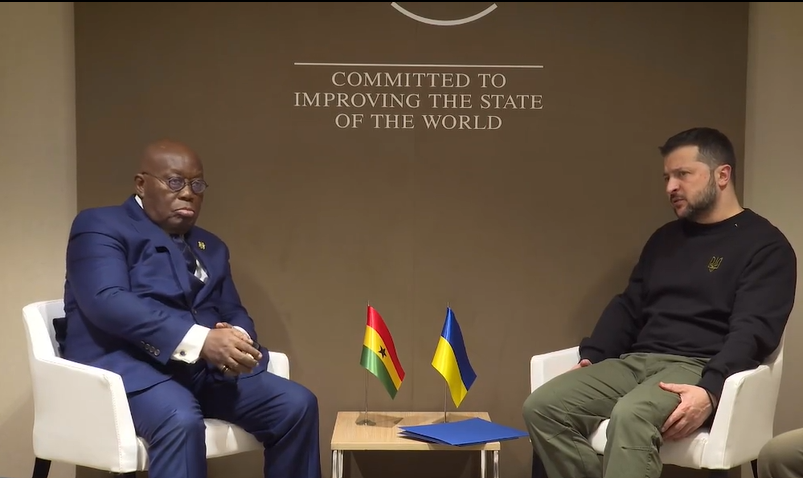 El presidente de Ghana y el de Ucrania se reúnen por la paz