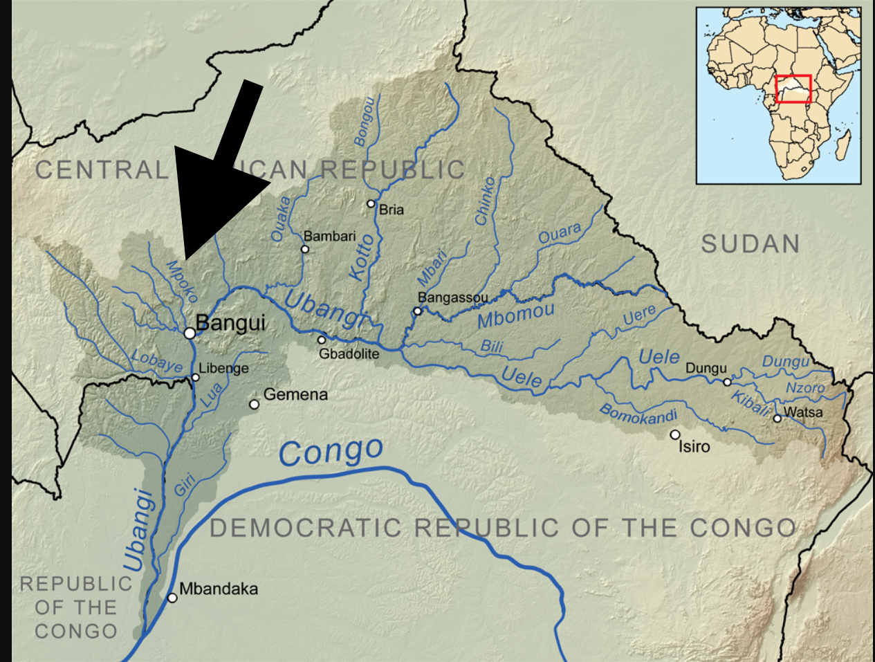 Un accidente fluvial en la República Centroafricana deja al menos 50 muertos