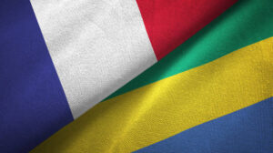 Gabón, Francia, Banderas